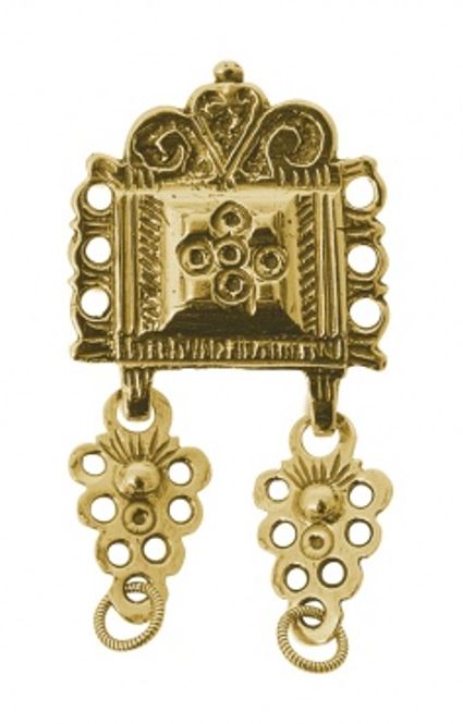 Hovedbilde beltestøl, gml.forgylt