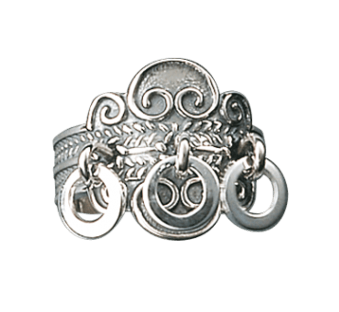 Hovedbilde ring, oksidert m. ringlauv