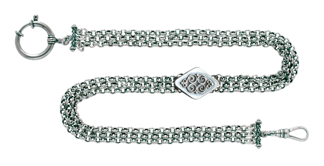 Hovedbilde klokkekjede, oksidert