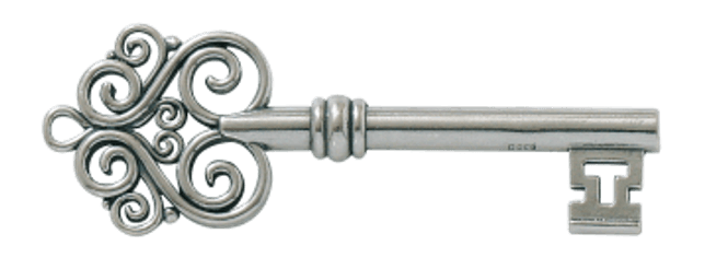 Hovedbilde stabbursnøkkel, oksidert